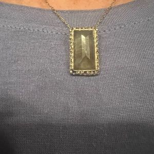 Alexis Bittar quartz stone necklace